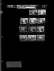 Men Working around a desk; Car Wreck (11 negatives), July 22-23, 1966 [Sleeve 35, Folder c, Box 40]